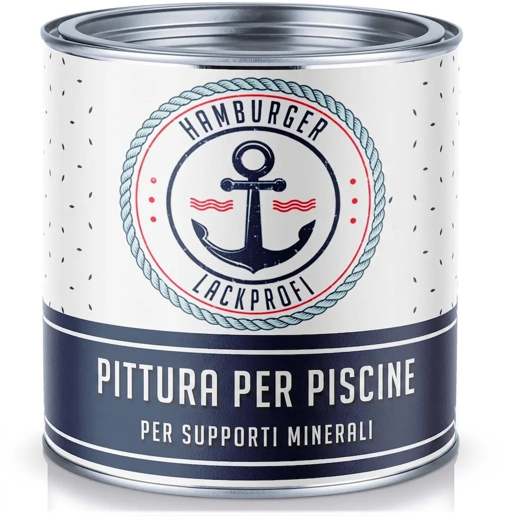 Pittura per piscine set senza pensieri (X500) incl. accessori XXL - Hamburger Lack-Profi