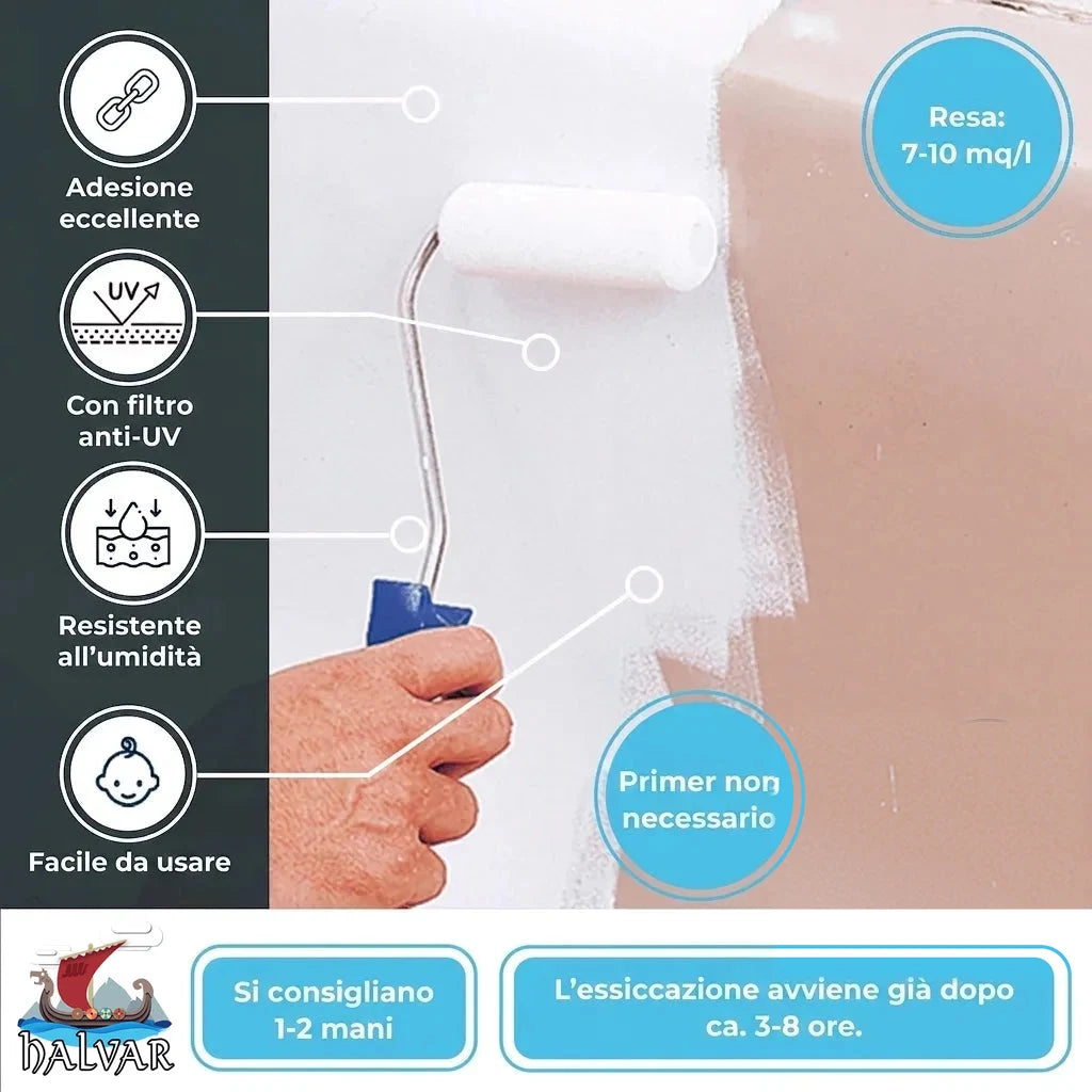 Halvar smalto per vasca da bagno bicomponente - IL TOP SELLER